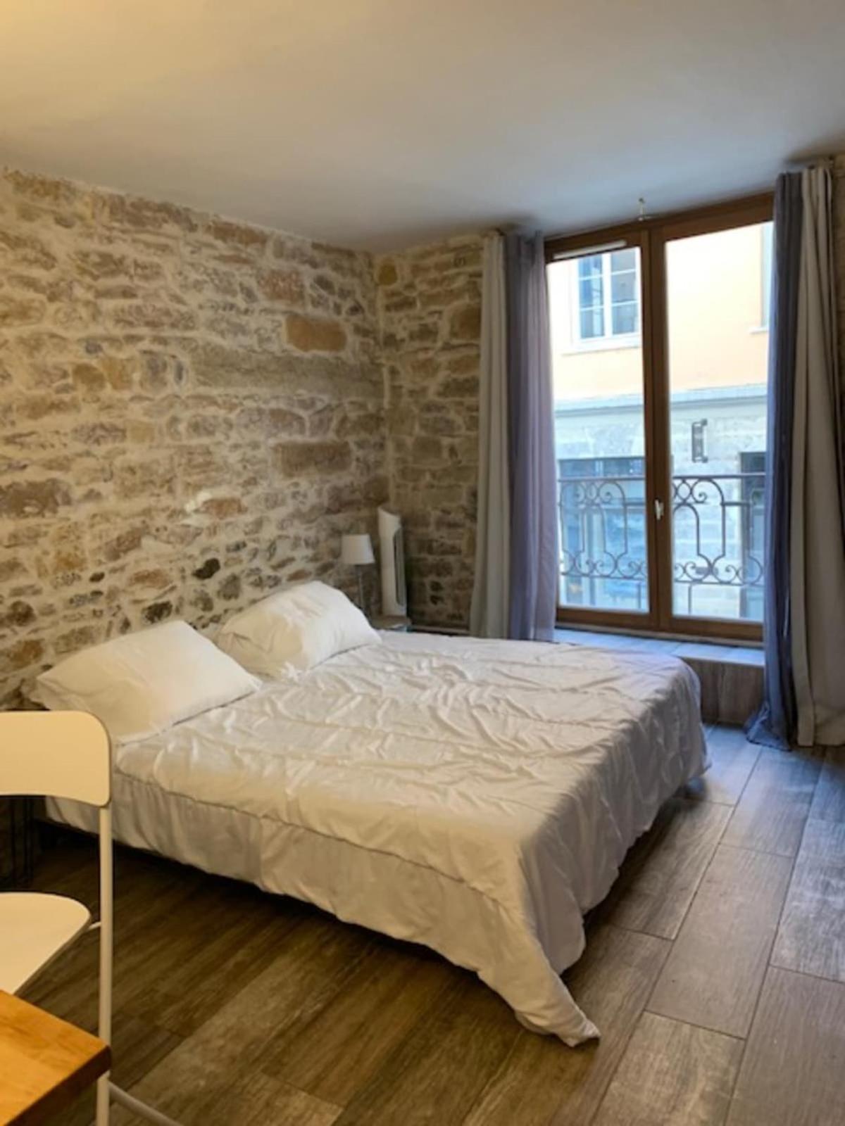Studio With Exposed Stone Vieux Lyon Exterior photo